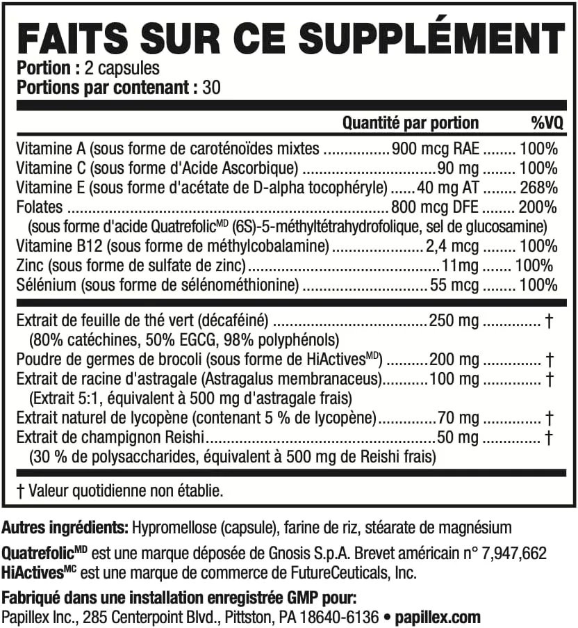 PAPILLEX, refuerzo sistema inmunitario, 60 cap - Imagen 6