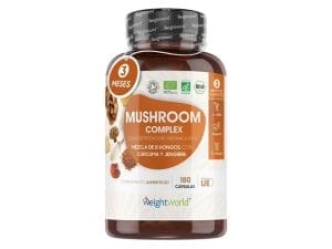 WEIGHT WORLD, 8 Hongos y setas VPH, 180 Cápsulas