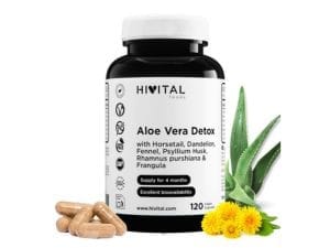 HIVITAL, Aloe Vera Detox 120 cápsulas