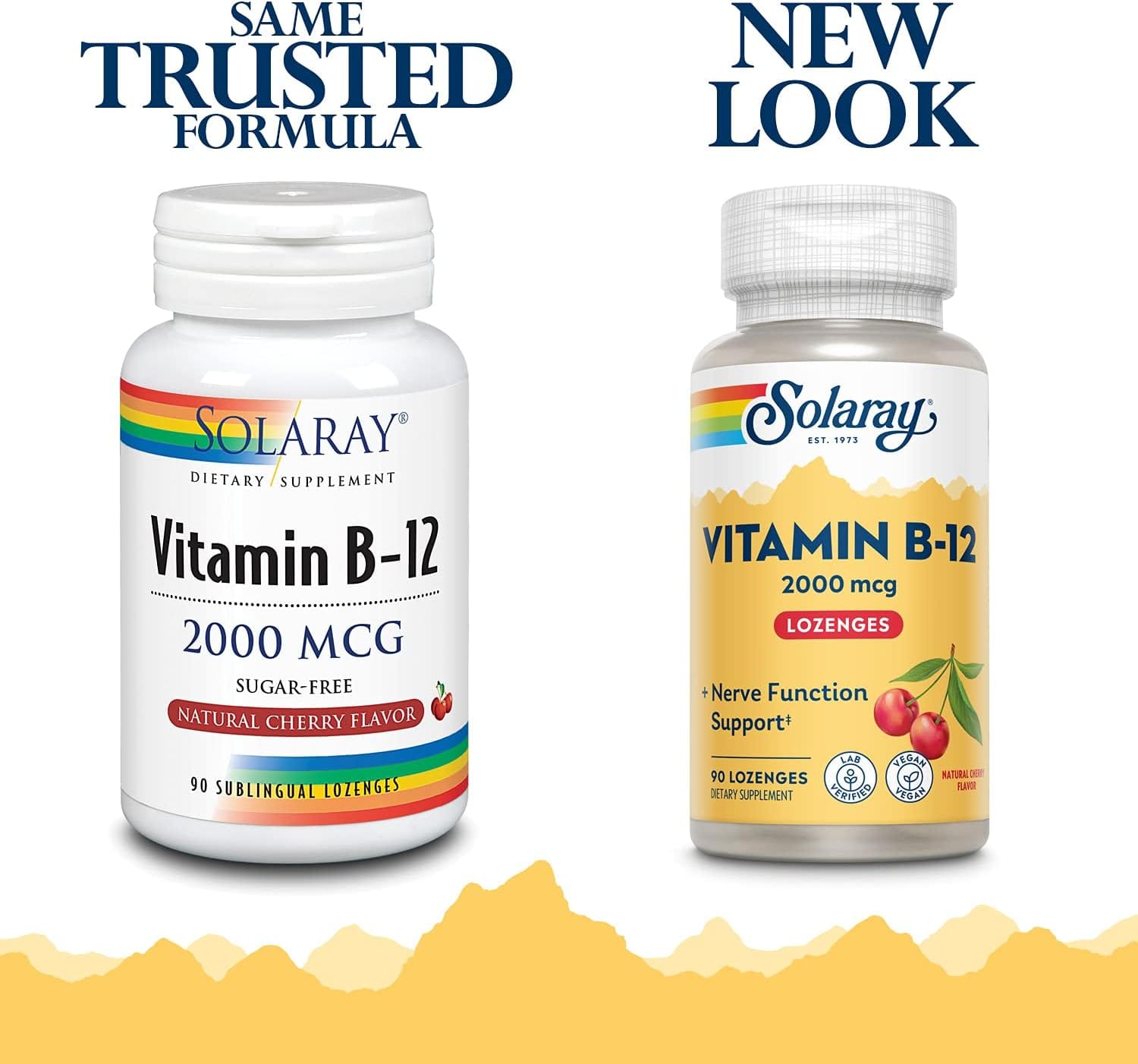 SOLARAY Vitamin B-12, 90 comp - Imagen 2