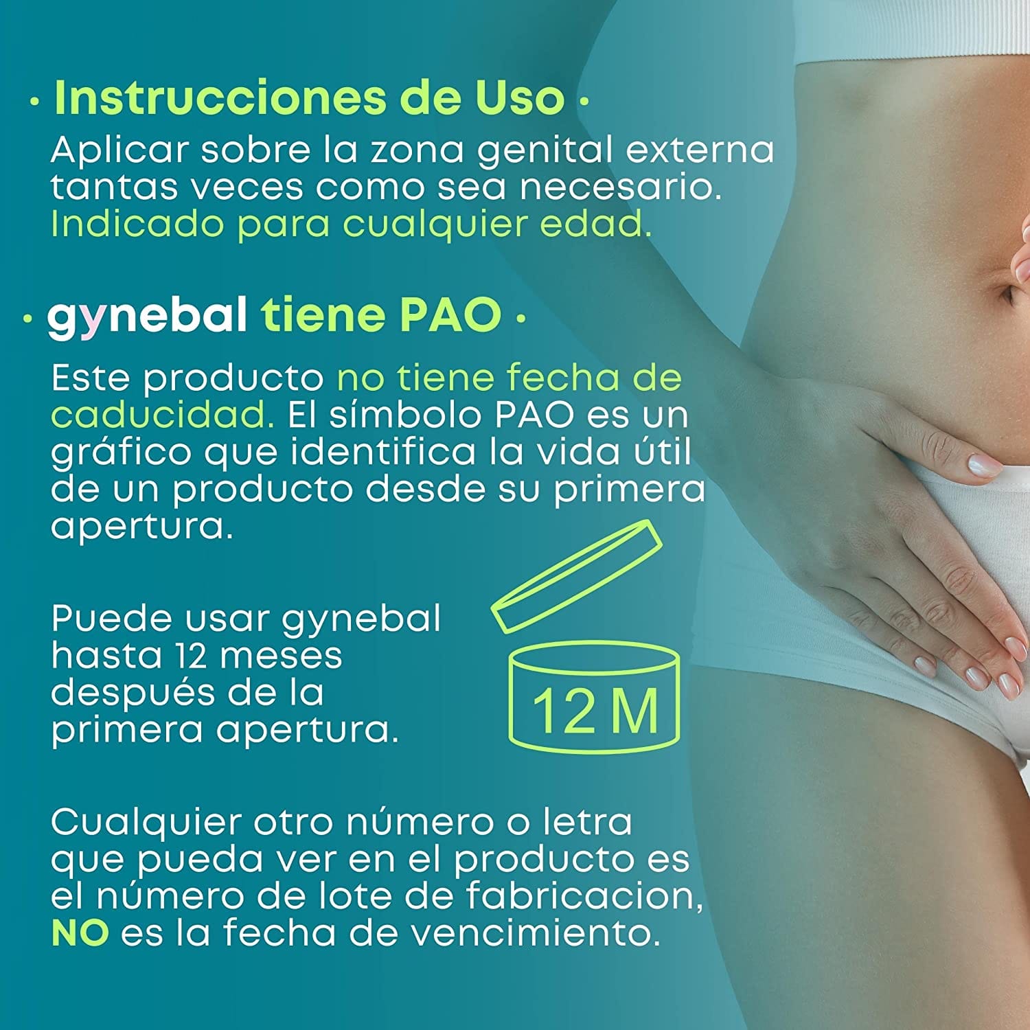 GYNEBAL CALM Gel vulvar 50 ml - Imagen 4