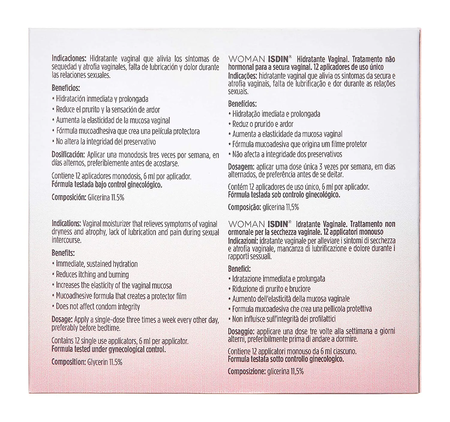 ISDIN WOMAN Hidratante vaginal 12 monodosis - Imagen 2