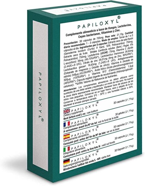 PAPILOXYL Complemento Alimenticio 30 cápsulas - Imagen 2