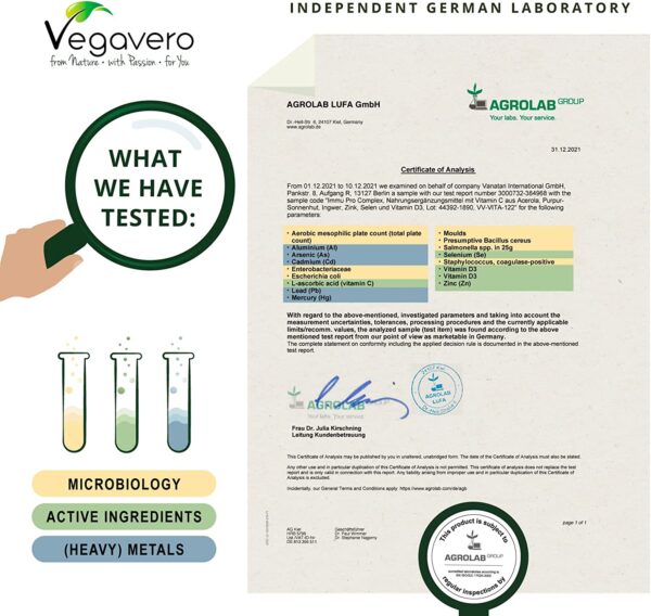 VEGAVERO Suplemento inmunitario 120 cápsulas - Imagen 3