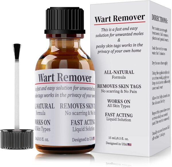 Gel eliminador verrugas