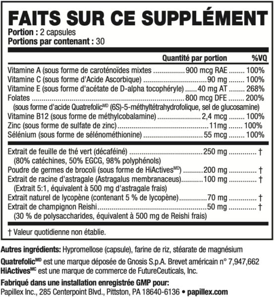 PAPILLEX, refuerzo sistema inmunitario, 60 cap - Imagen 6