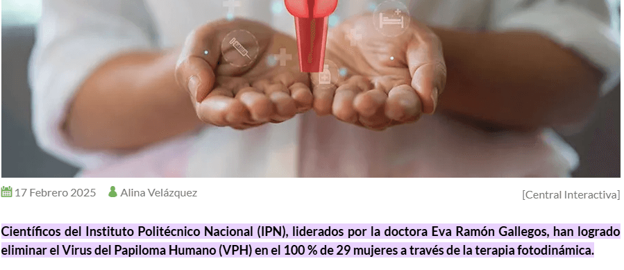 Terapia fotodinámica VPH