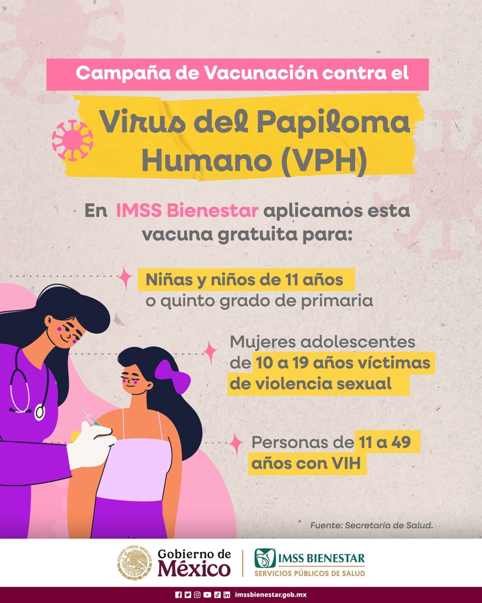 Campa;a vacunaci'on VPH M'exico